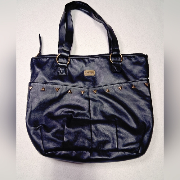 Vans Handbags - Vans Black Tote with Gold Studs
